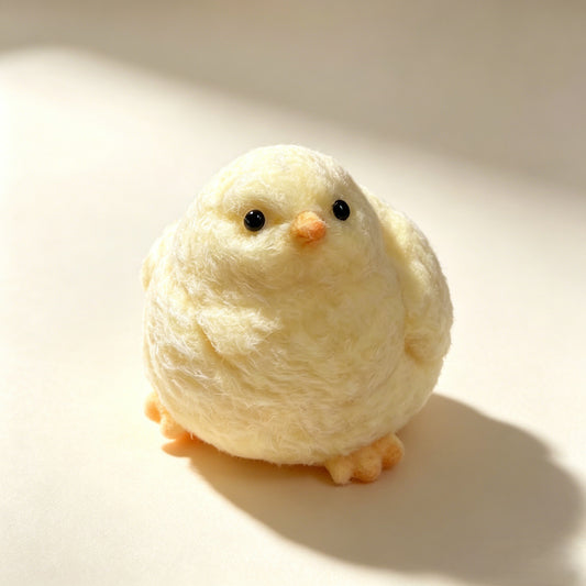 "Fluffy chick squishy toy slow rebound soft silicone stress relief fidget toy"