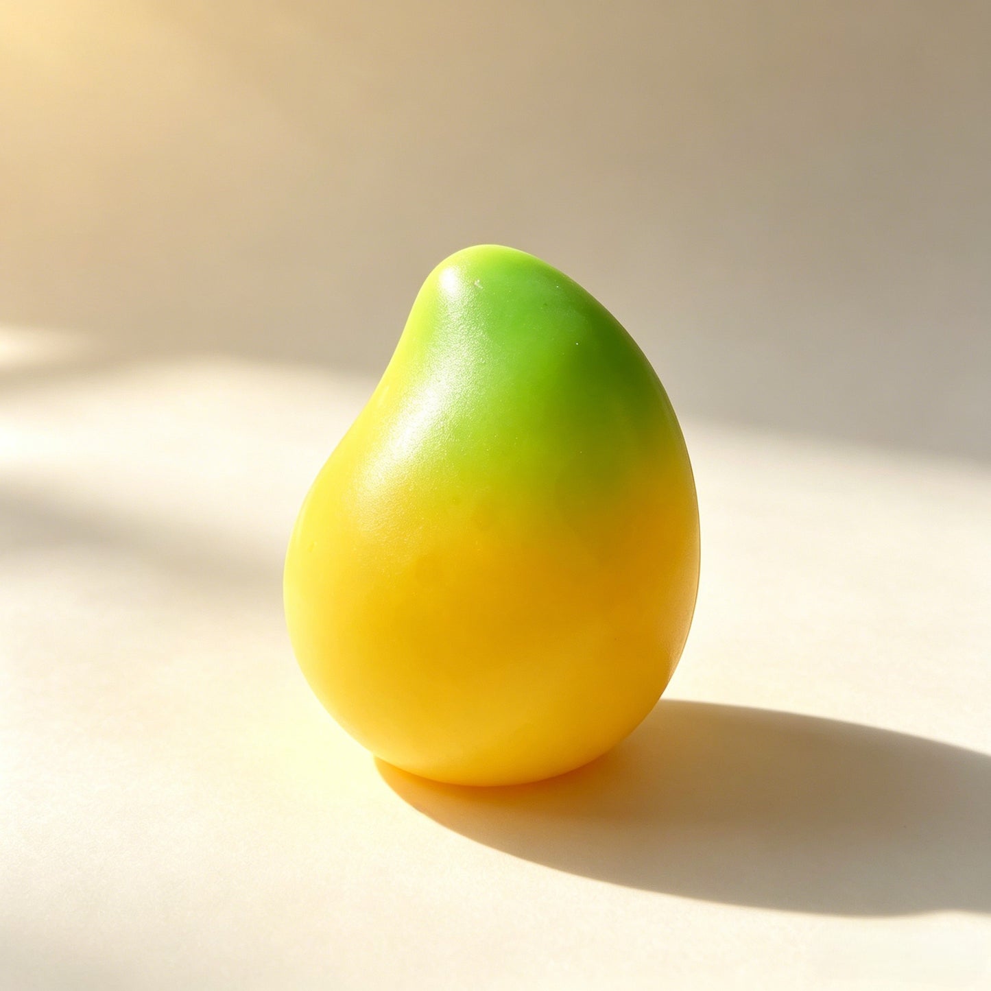 "Cute fluid mango squishy toy perfect for anxiety relief and gifting"
