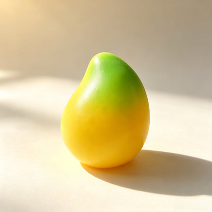 "Cute fluid mango squishy toy perfect for anxiety relief and gifting"
