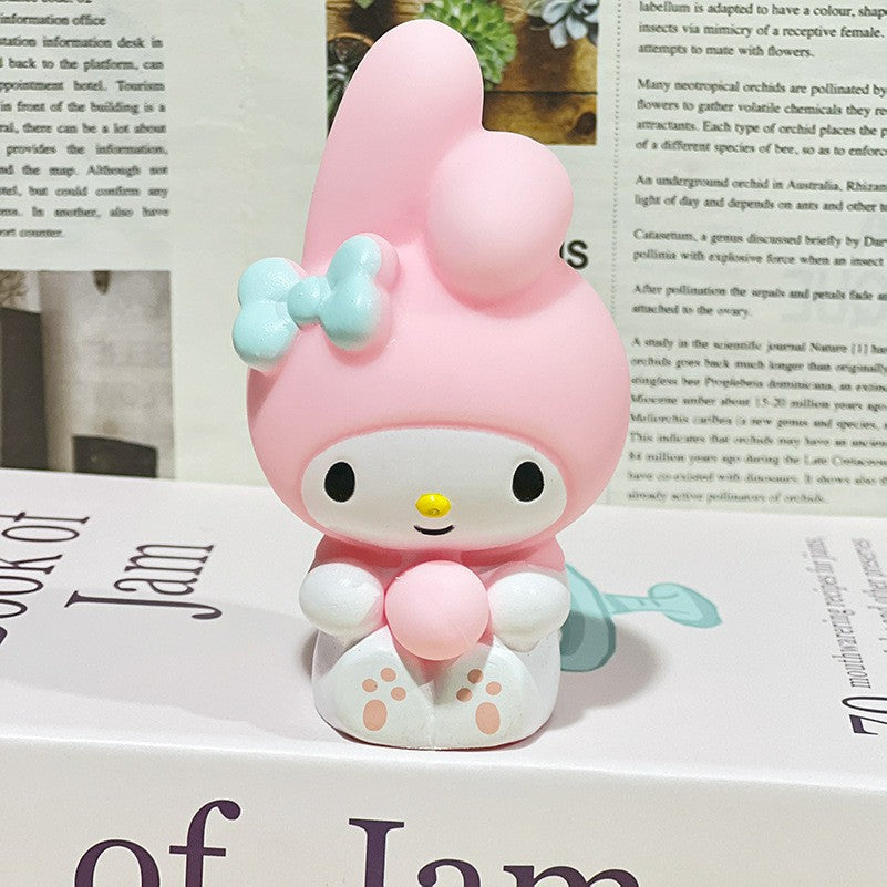 "Soft My Melody squeeze toy Sanrio themed fidget toy for stress relief"