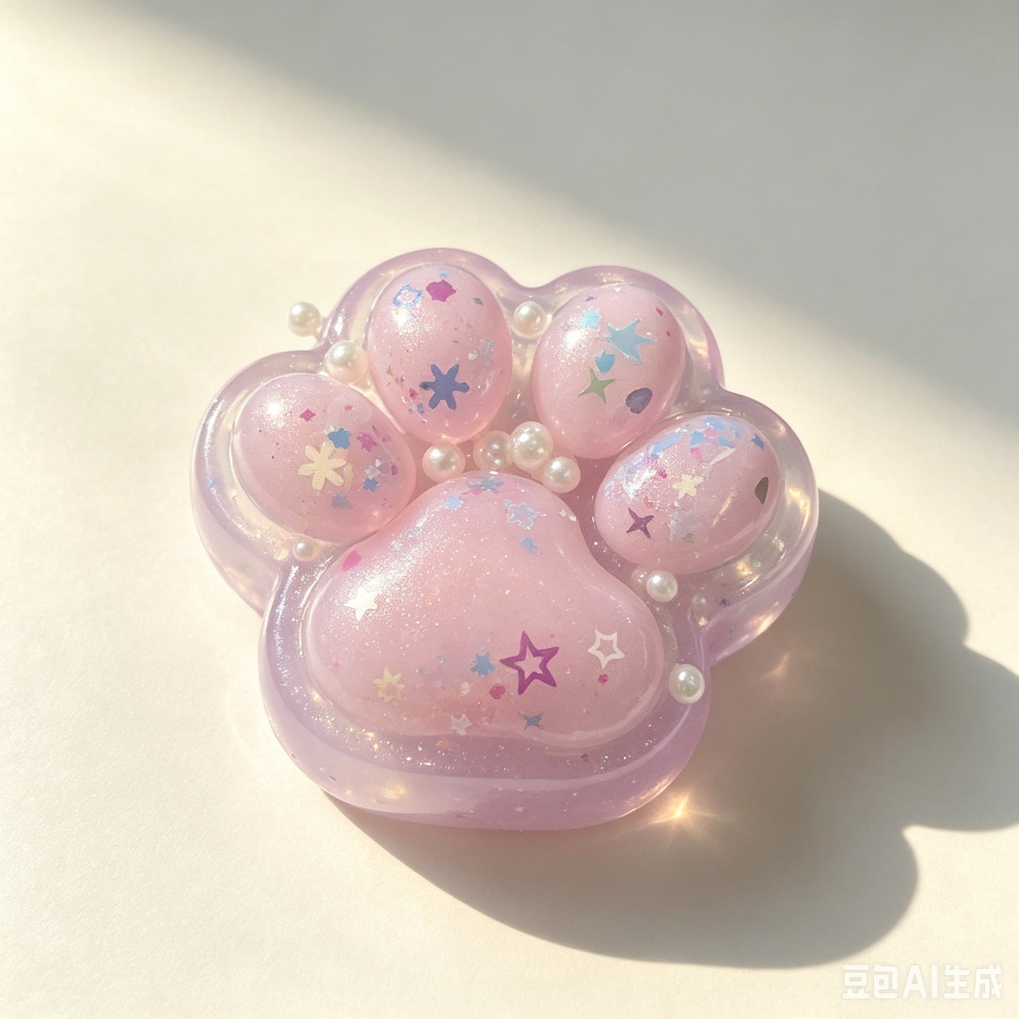 "Cute kawaii cat paw squishy toy perfect for anxiety relief and birthday gift"