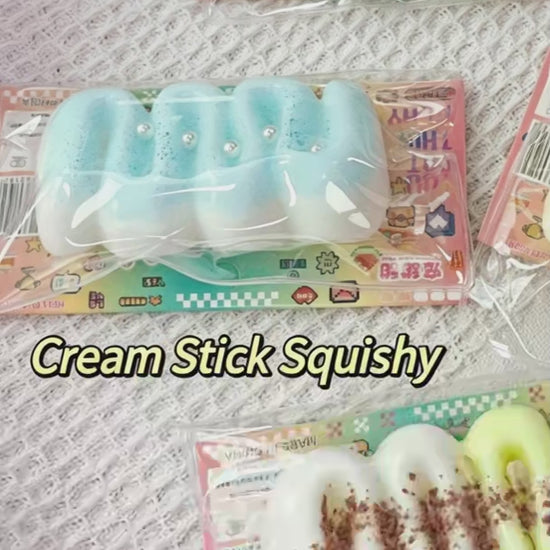 "Cute dessert-themed squishy toy perfect for anxiety relief and gifting"