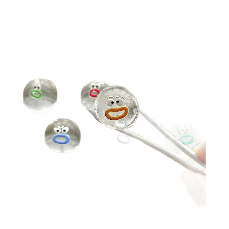 "Multiple sealed small nose decompression fidget toys laid on clean background"